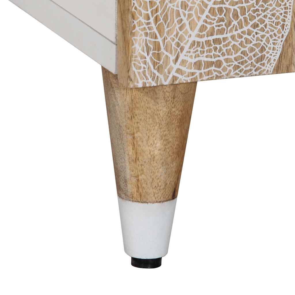 Mobile Porta TV 105x33,5x46 cm in Legno Massello di Mango - homemem39