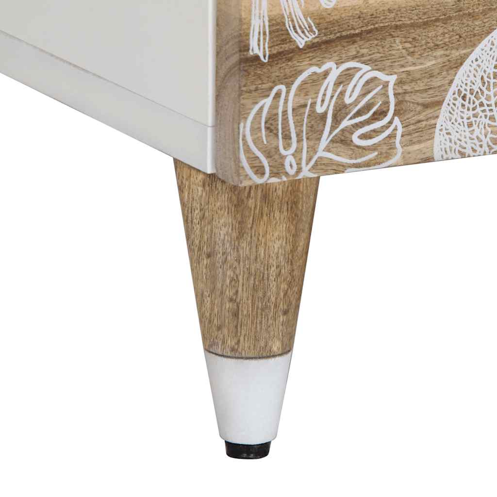 Mobile Porta TV 70x33,5x46 cm in Legno Massello di Mango - homemem39