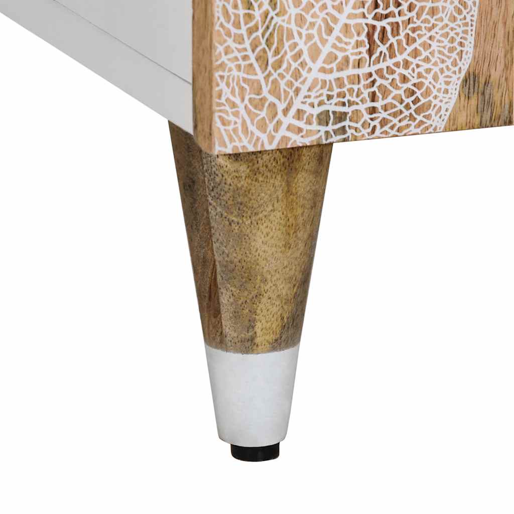 Mobile Porta TV 105x33,5x46 cm in Legno Massello di Mango - homemem39