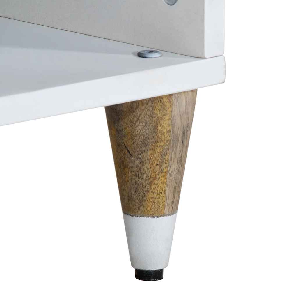 Mobile Porta TV 100x33,5x46 cm in Legno Massello di Mango - homemem39