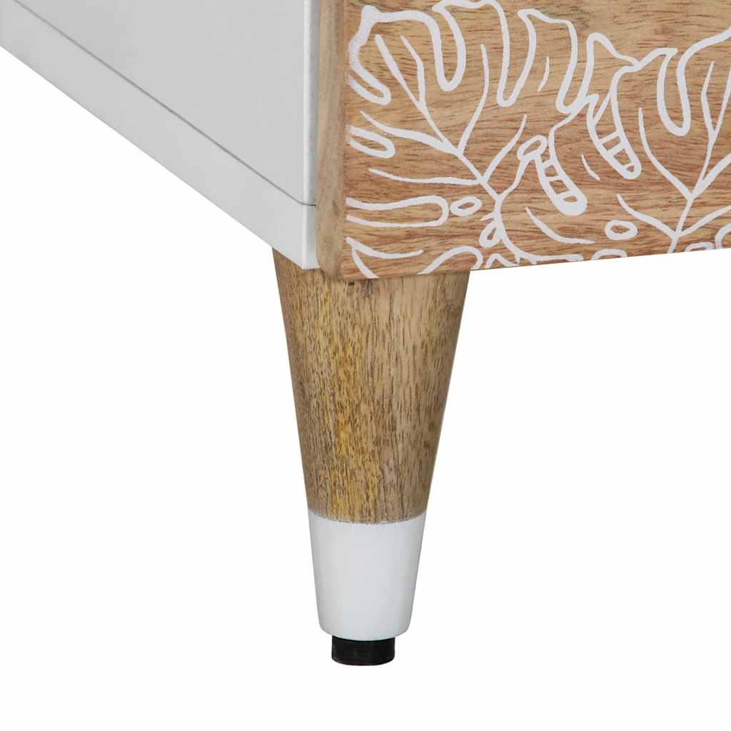 Mobile Porta TV 100x33,5x46 cm in Legno Massello di Mango - homemem39