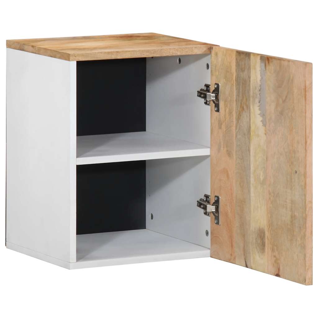 Mobile Pensile da Bagno 38x33,5x48 cm in Legno Massello Mango | homemem39