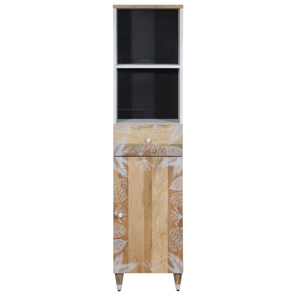 Mobile da Bagno 38x33,5x160 cm in Legno Massello di Mango | homemem39