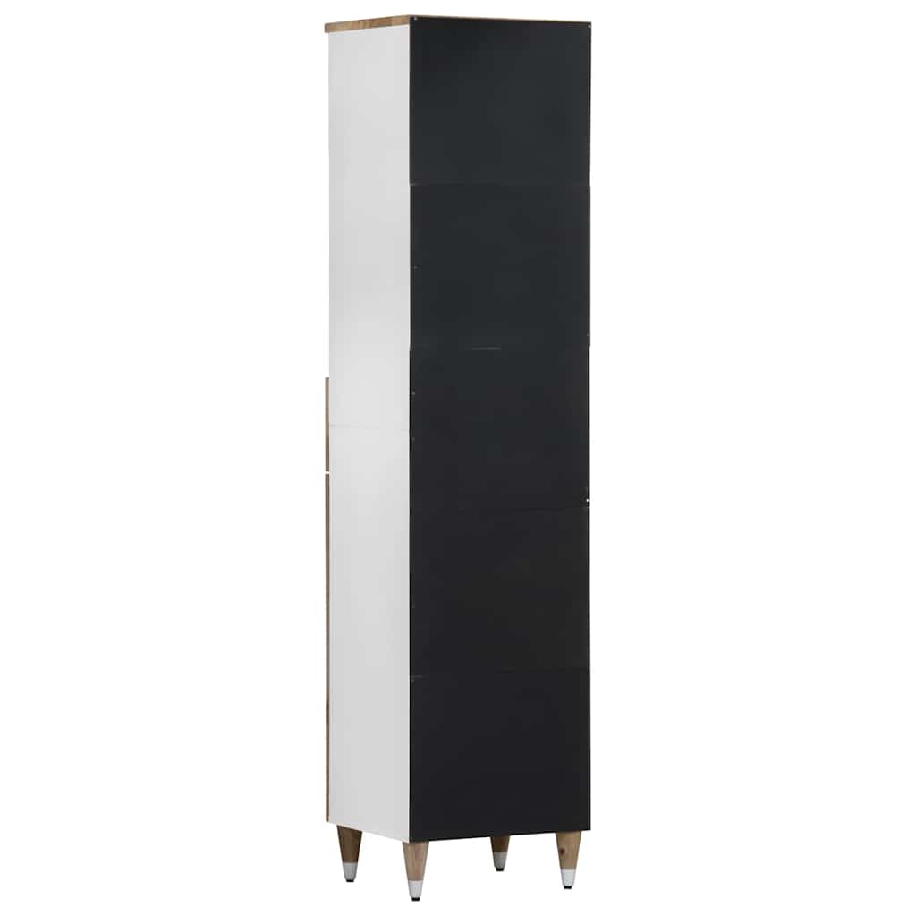 Mobile da Bagno 38x33,5x160 cm in Legno Massello di Mango | homemem39