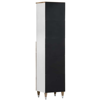 Mobile da Bagno 38x33,5x160 cm in Legno Massello di Mango | homemem39