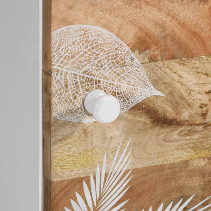 Credenza 80x33,5x75 cm in Legno Massello di Mango - homemem39