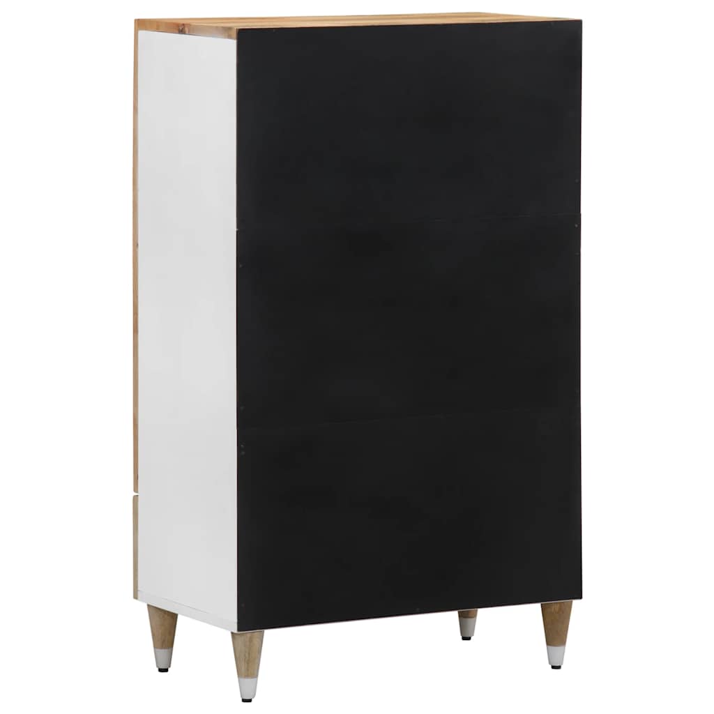 Credenza 60x33,5x100 cm in Legno Massello di Mango - homemem39