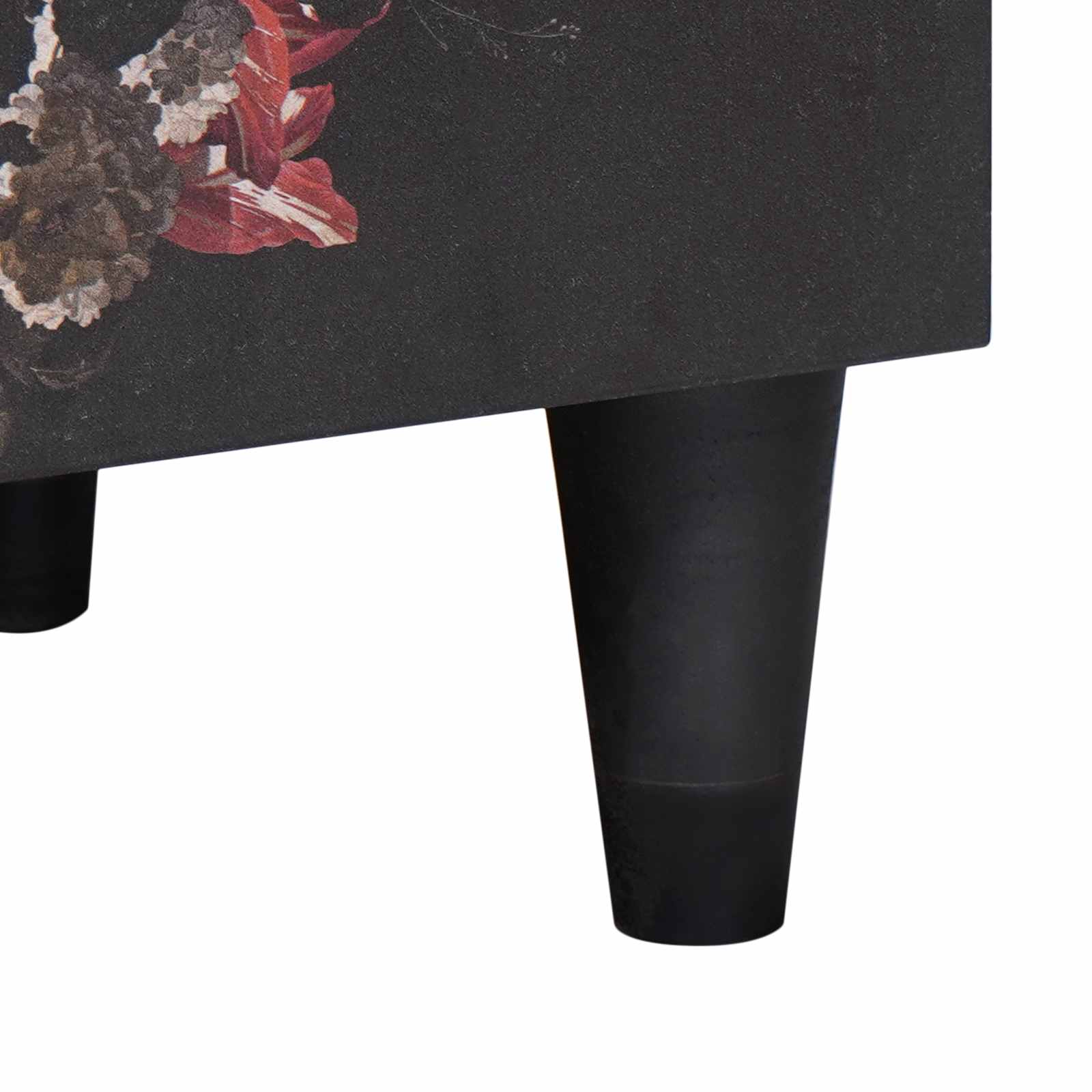 Comodino con porta 2 pcs Nero 40 x 33 x 46 cm | homemem39