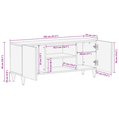 Armadi di Stoccaggio con porta Multicolore 105 x 33,5 x 46 cm | homemem39