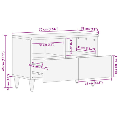 Armadi di Stoccaggio con cassetto Multicolore 70 x 33,5 x 46 cm | homemem39