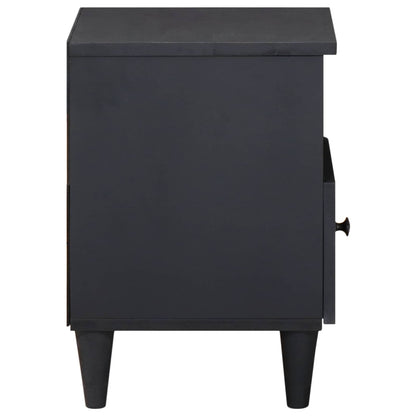 Comodino 2 pcs Marrone 40 x 33 x 46 cm Legno di mango massello | homemem39