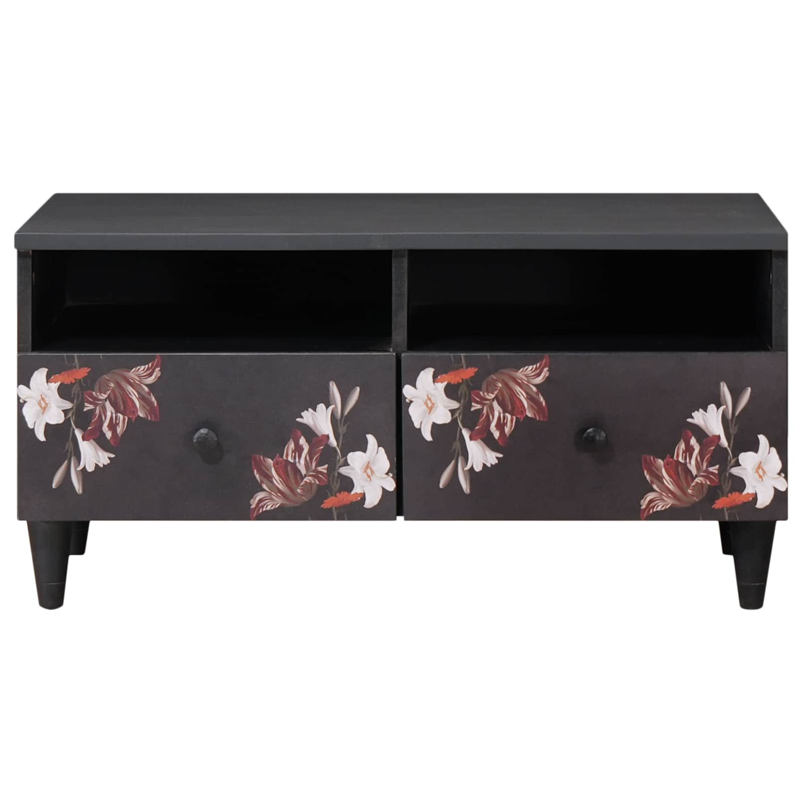 Tavolino da salotto con cassetto Multicolore 80 x 54 x 40 cm | homemem39