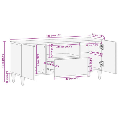 Armadi di Stoccaggio con porta Multicolore 105 x 33,5 x 46 cm | homemem39