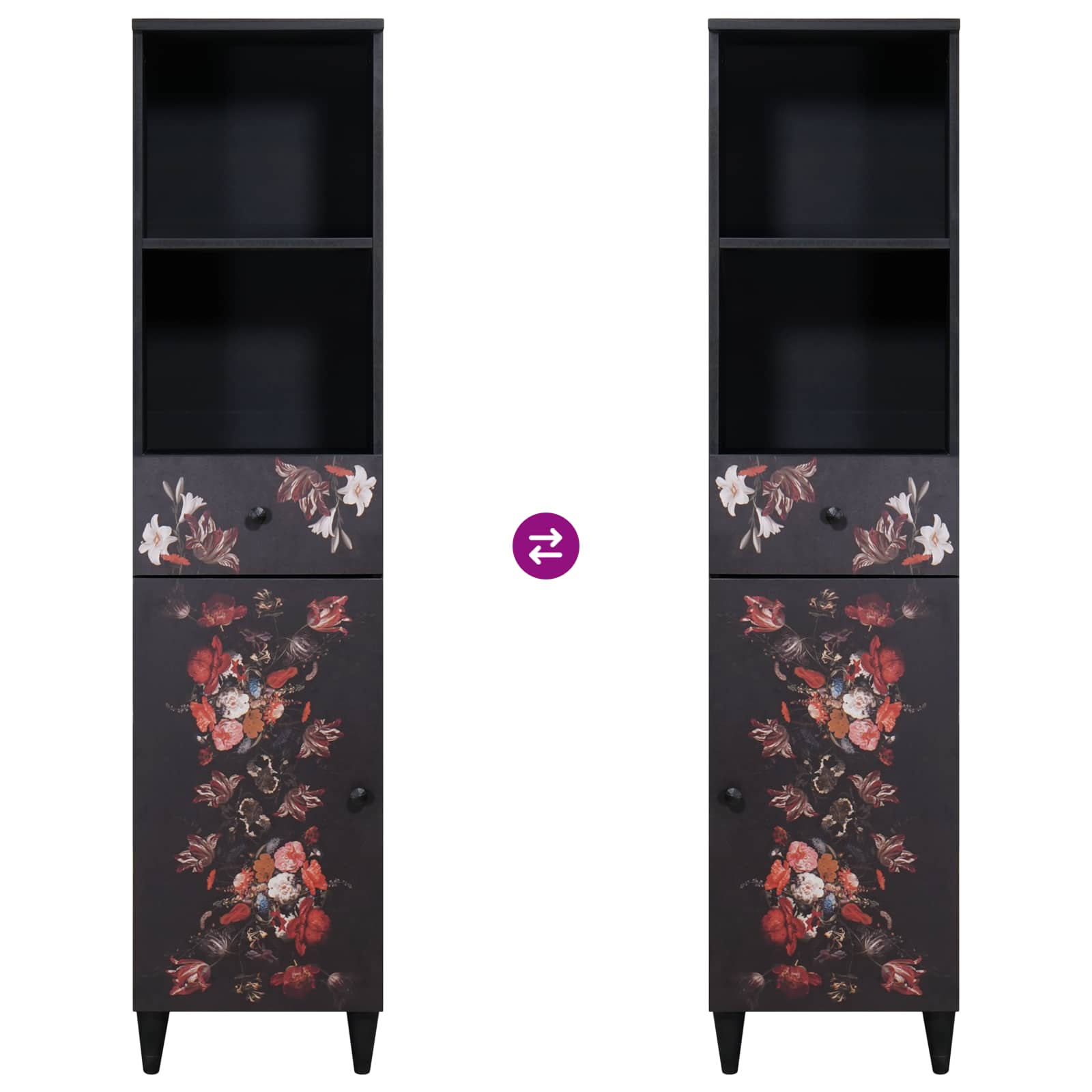 Mobile da Bagno con cassetto Multicolore 38 x 33,5 x 160 cm | homemem39