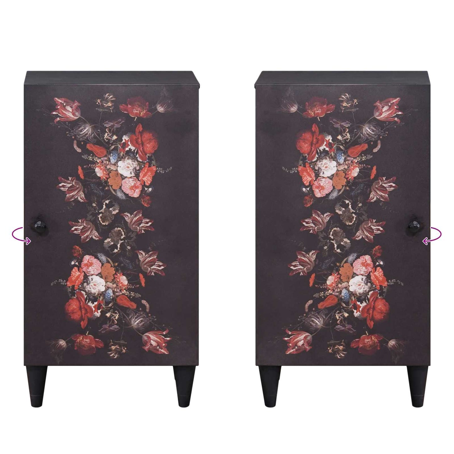 Armadi di Stoccaggio con porta Multicolore 40 x 33,5 x 75 cm | homemem39