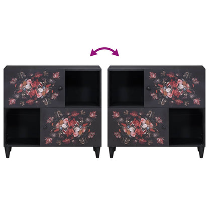 Armadi di Stoccaggio con porta Multicolore 80 x 33,5 x 75 cm