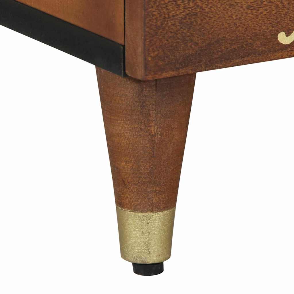 Comodino con porta Marrone miele 40 x 33 x 46 cm | homemem39