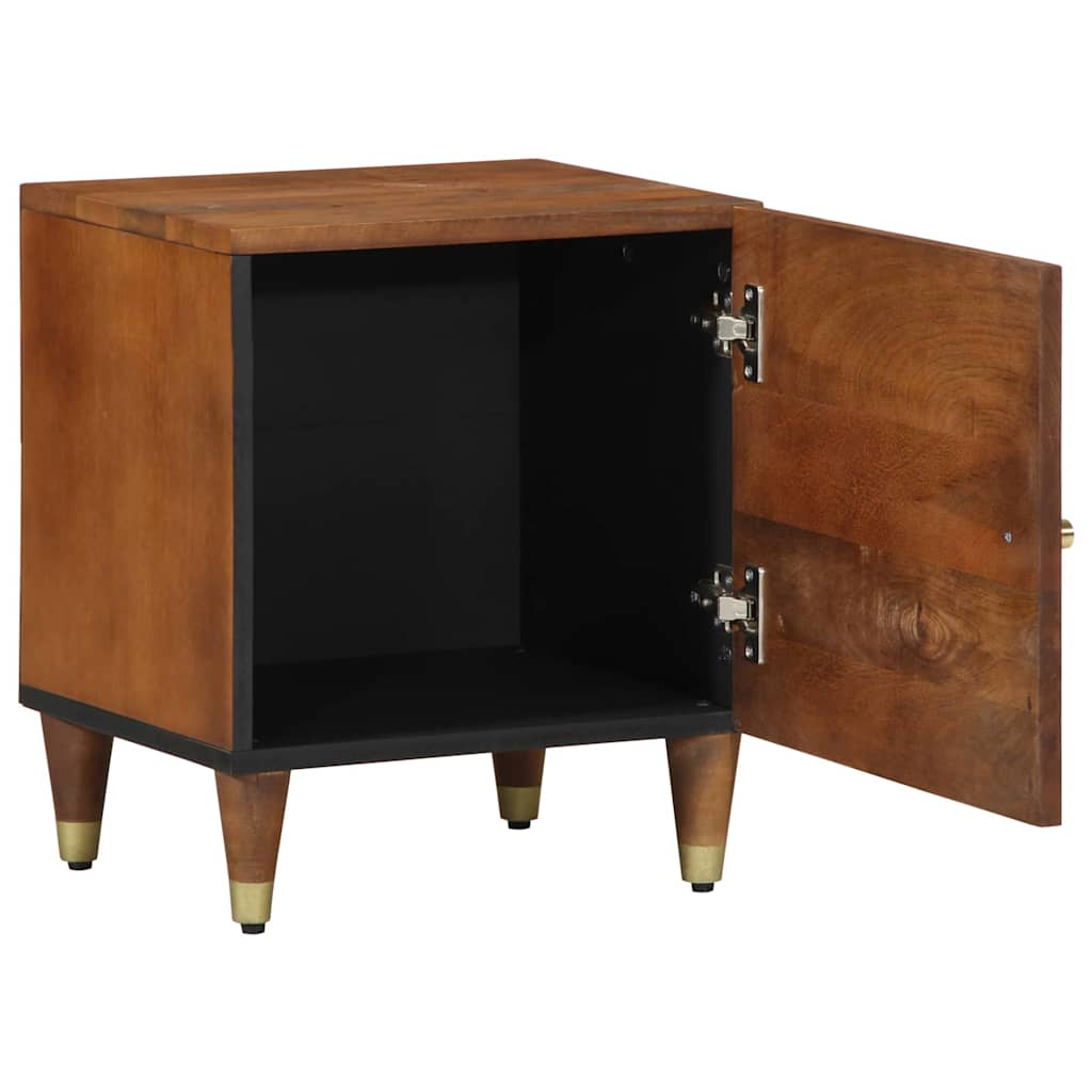 Comodino con porta Marrone miele 40 x 33 x 46 cm | homemem39