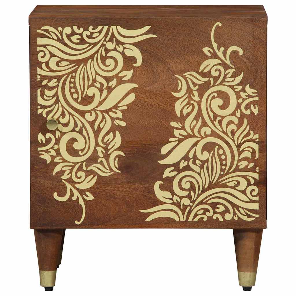 Comodino con porta Marrone miele 40 x 33 x 46 cm | homemem39