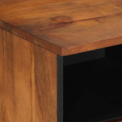 Mobile TV Marrone miele 70 x 33 x 46 cm Legno di mango massello