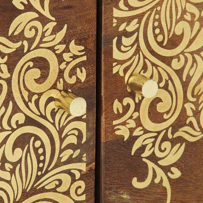 Tavolino da salotto Marrone miele 80 x 50 x 40 cm