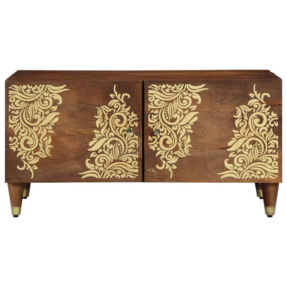 Tavolino da salotto Marrone miele 80 x 50 x 40 cm