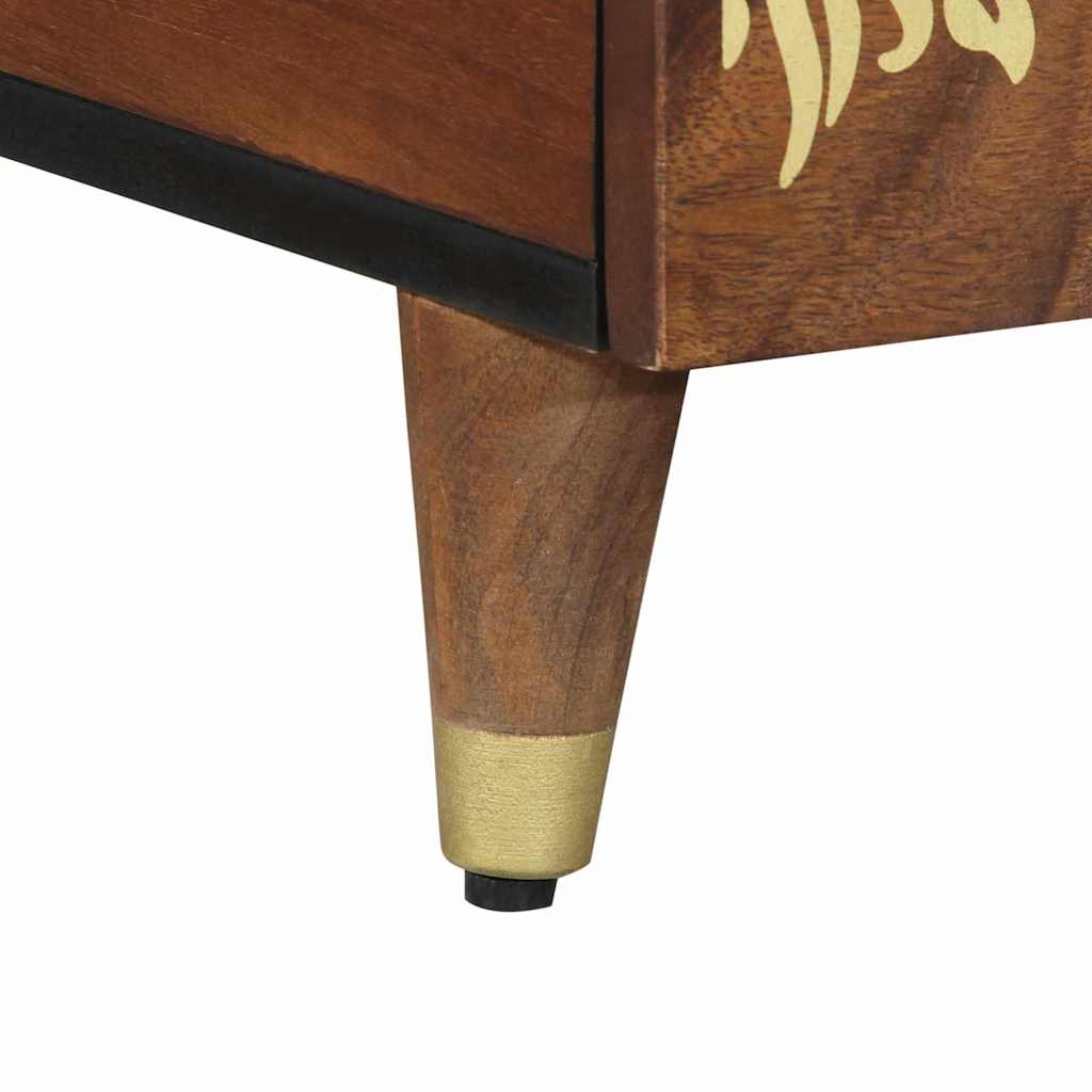 Tavolino da salotto con cassetto Marrone miele 80 x 54 x 40 cm | homemem39