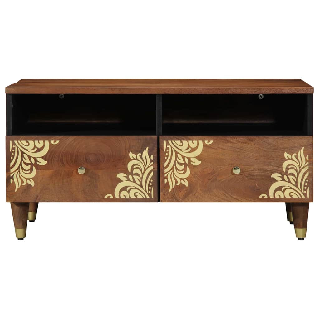 Tavolino da salotto con cassetto Marrone miele 80 x 54 x 40 cm | homemem39
