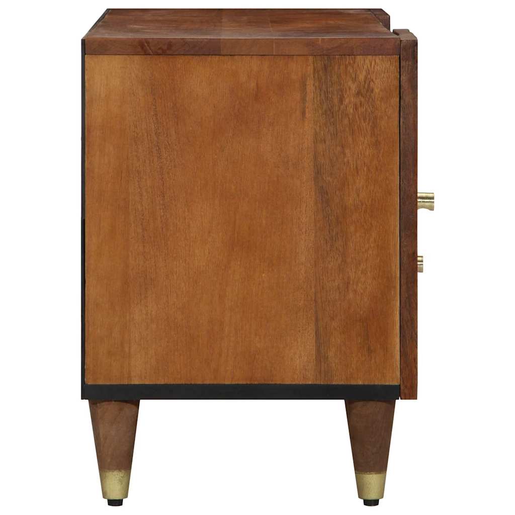 Mobile TV con cassetto con porta Marrone miele 105 x 33 x 46 cm