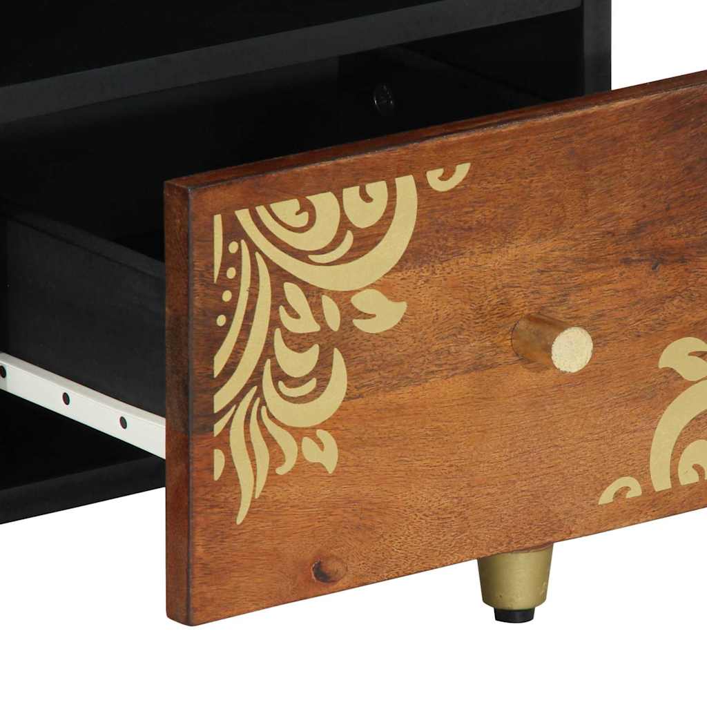 Mobile TV con cassetto Marrone miele 100 x 33 x 46 cm
