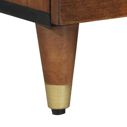 Mobile TV con cassetto Marrone miele 100 x 33 x 46 cm