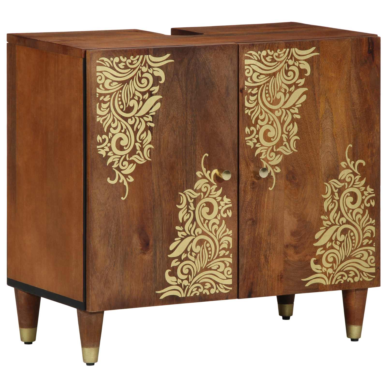 Armadio sottolavello con porta Marrone miele 62 x 33 x 58 cm | homemem39
