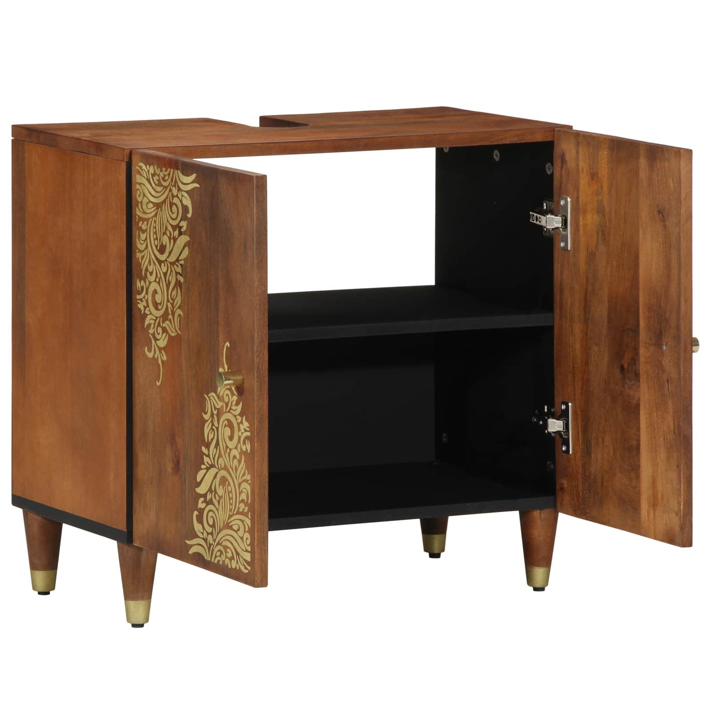 Armadio sottolavello con porta Marrone miele 62 x 33 x 58 cm | homemem39