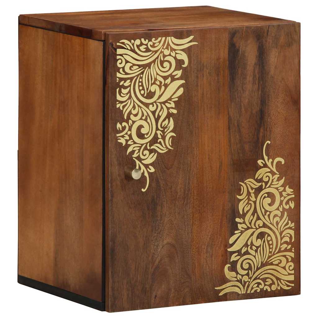 Armadietto a muro con porta Marrone miele 38 x 33 x 48 cm | homemem39