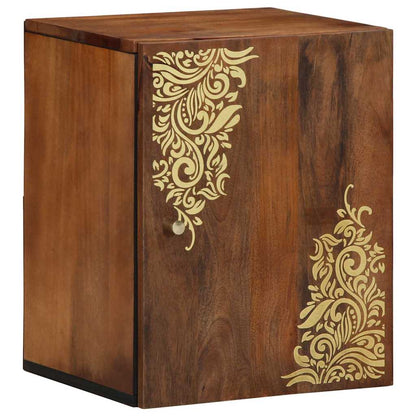 Armadietto a muro con porta Marrone miele 38 x 33 x 48 cm | homemem39