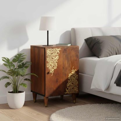 Mobile da Bagno con archiviazione Marrone miele 38 x 33 x 58 cm