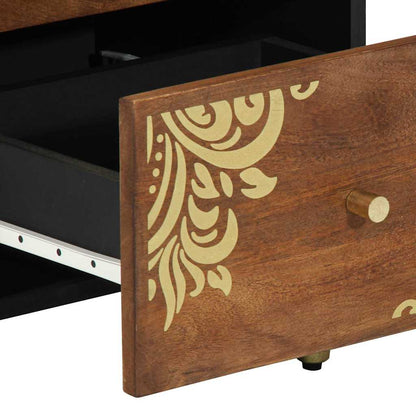 Credenza Marrone 40 x 33 x 75 cm Legno di mango massello