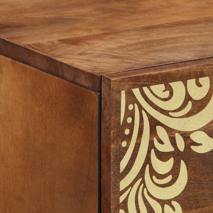Credenza Marrone 40 x 33 x 75 cm Legno di mango massello