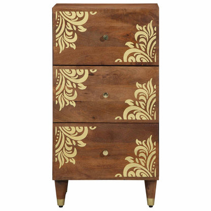 Credenza Marrone 40 x 33 x 75 cm Legno di mango massello