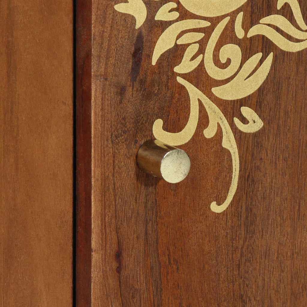 Credenza Marrone 40 x 33 x 75 cm Legno di mango massello