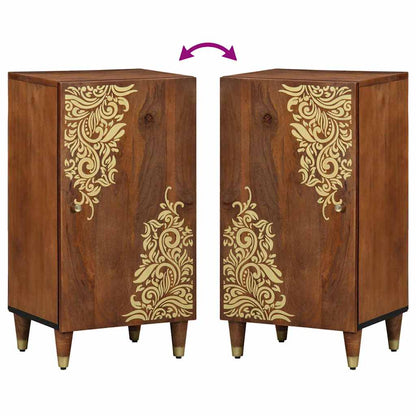 Credenza Marrone 40 x 33 x 75 cm Legno di mango massello