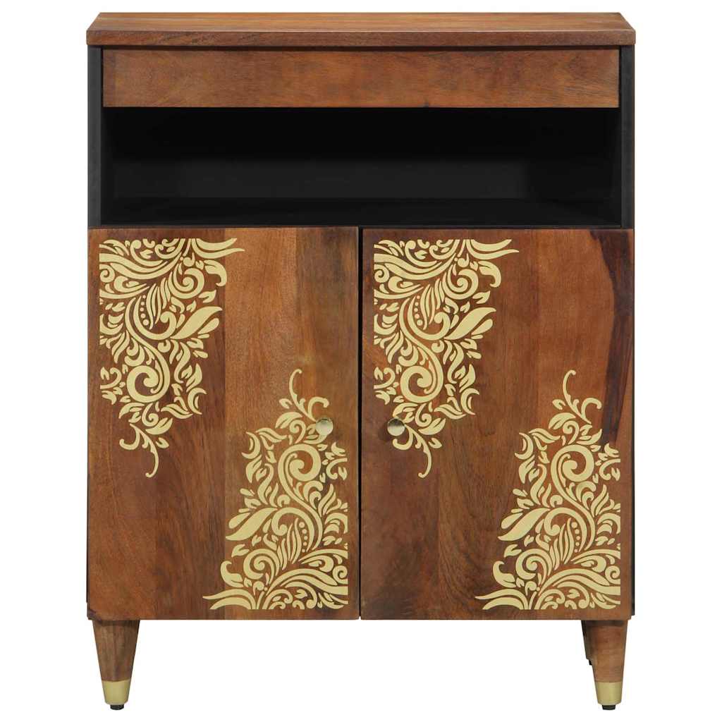 Credenza Marrone 60 x 33 x 75 cm Legno di mango massello