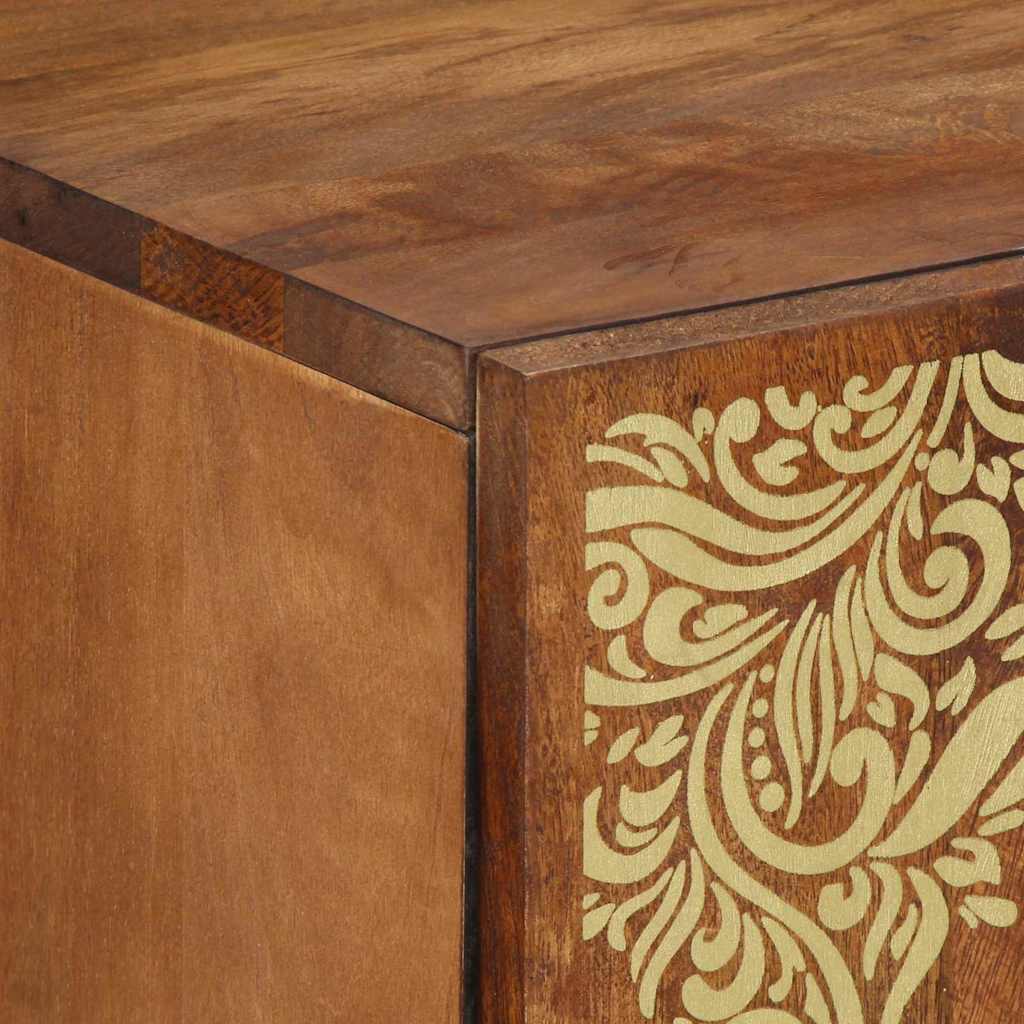 Credenza Marrone 60 x 33 x 75 cm Legno di mango massello