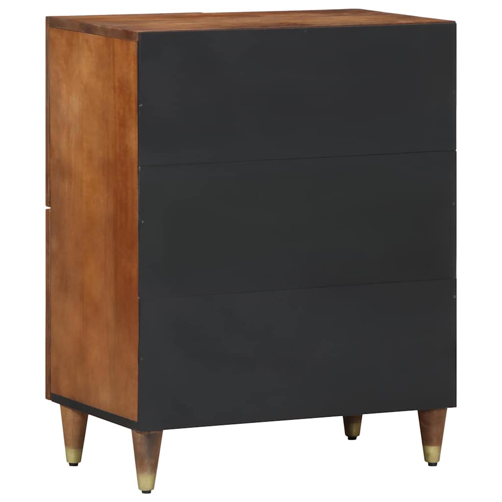 Credenza Marrone 60 x 33 x 75 cm Legno di mango massello