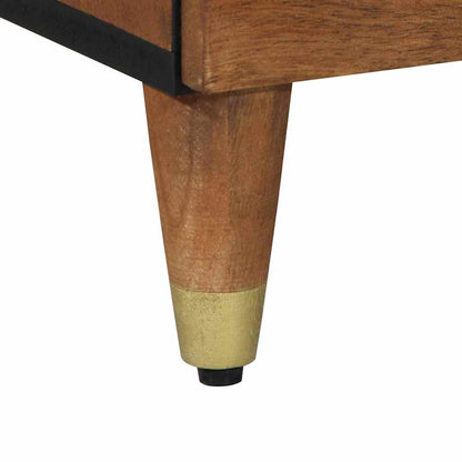 Credenza Marrone 80 x 33 x 75 cm Legno di mango massello