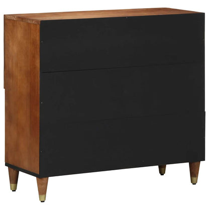 Credenza Marrone 80 x 33 x 75 cm Legno di mango massello