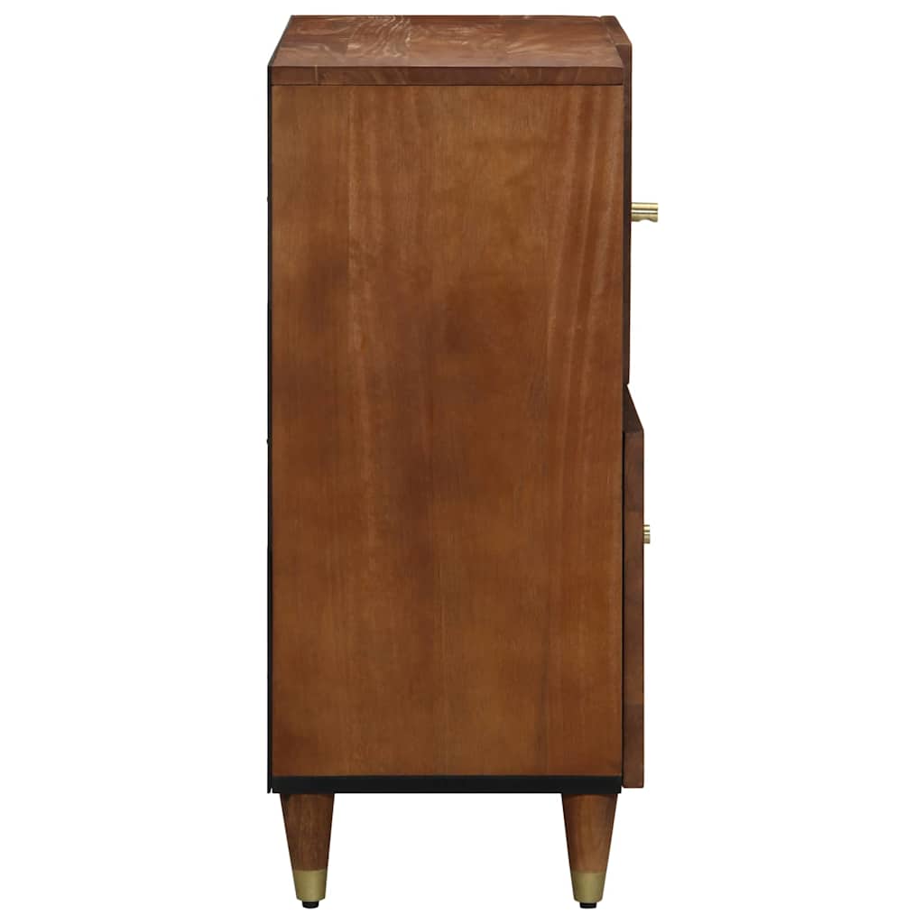 Credenza Marrone 80 x 33 x 75 cm Legno di mango massello