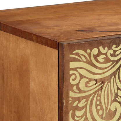 Credenza Marrone 90 x 33 x 75 cm Legno di mango massello