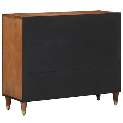 Credenza Marrone 90 x 33 x 75 cm Legno di mango massello
