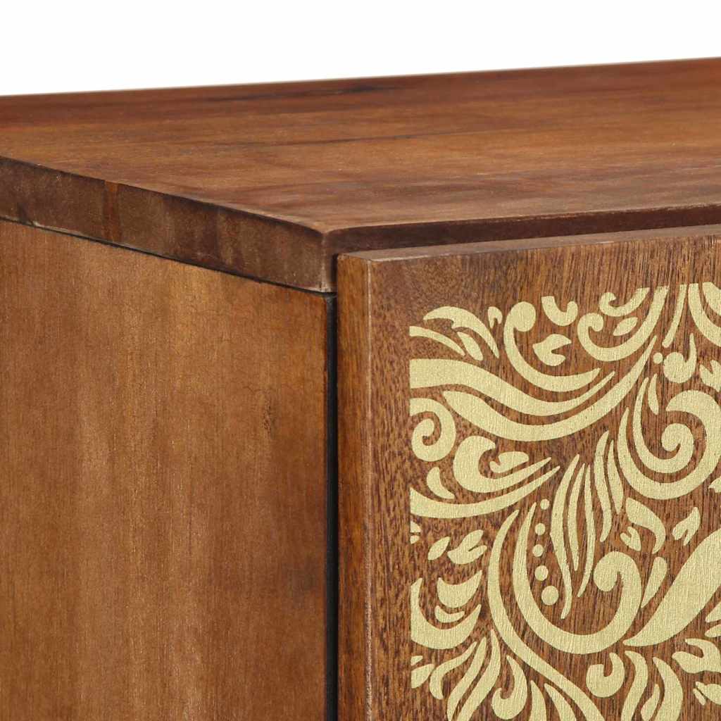 Credenza Marrone 40 x 33 x 110 cm Legno di mango massello